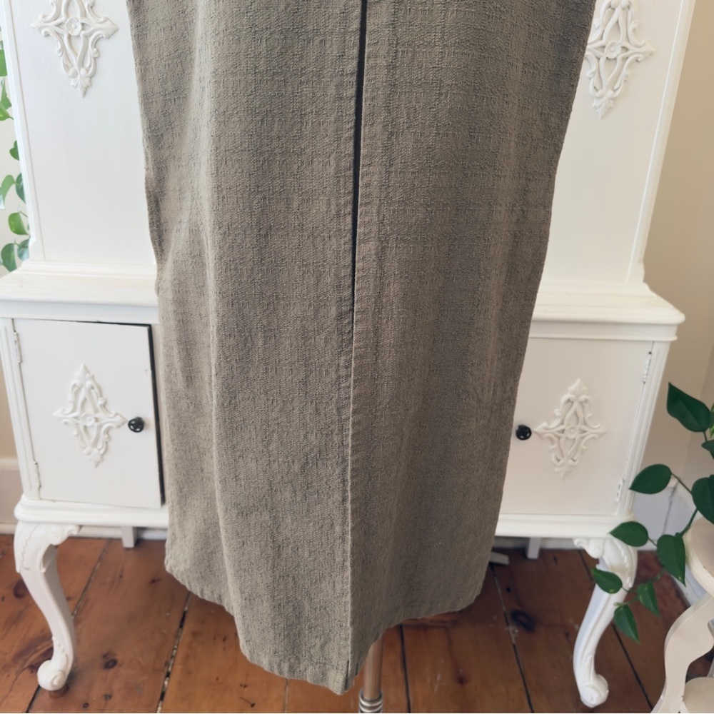 Cut Loose Canvas Texture Long Tunic
Vest with Pockets - Picture 7 of 15